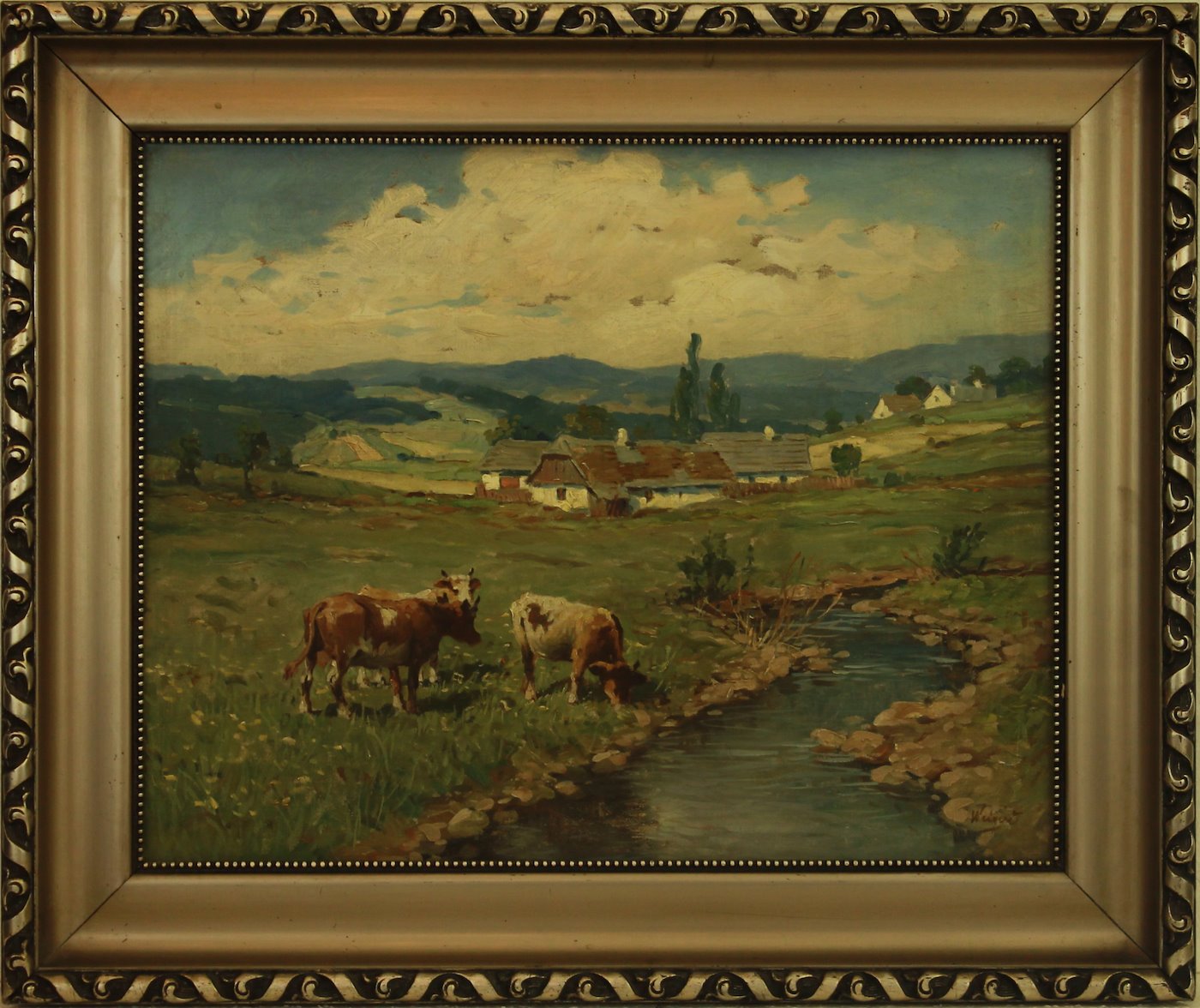 Weigert - Krávy u potoka