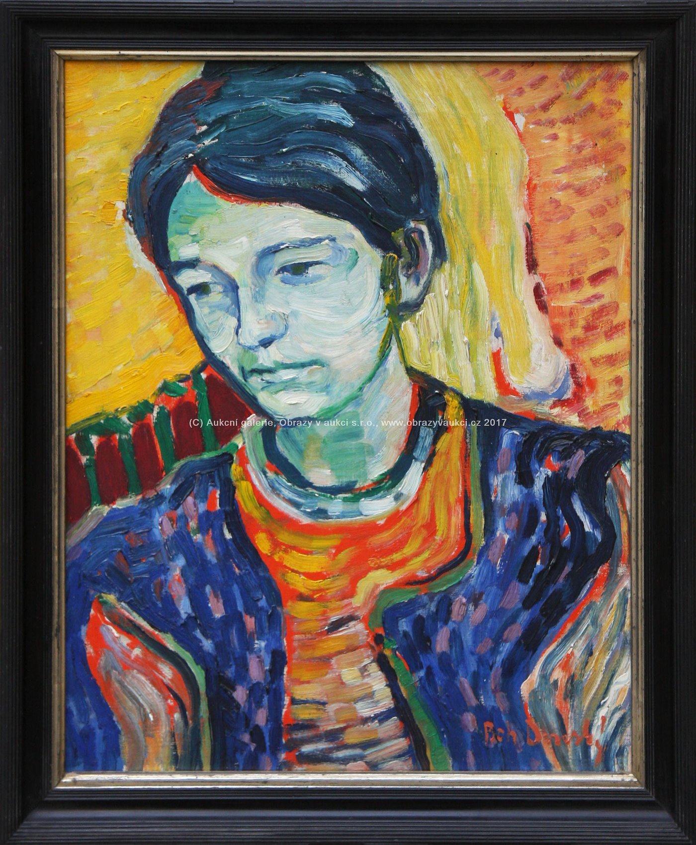 Bohumír Dvorský - Portrét ženy