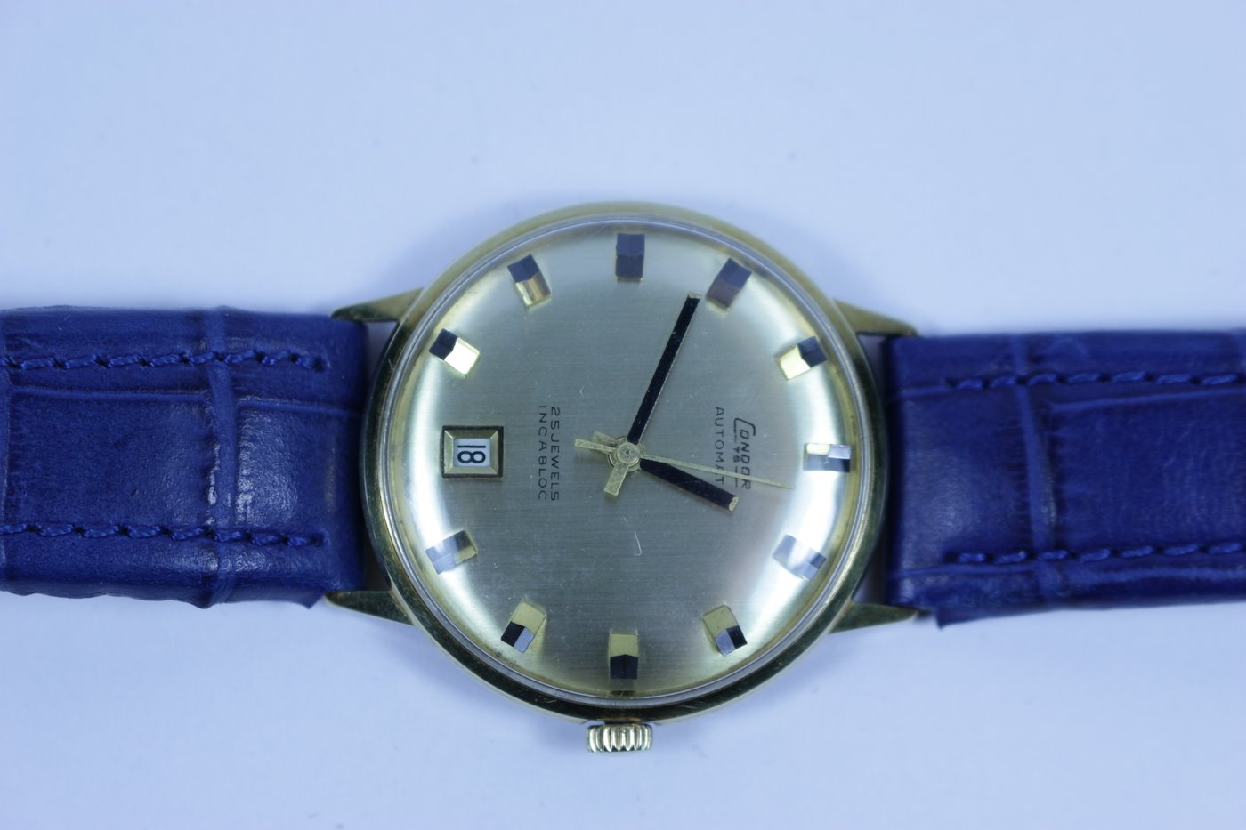 Condor 75 - Náramkové hodinky pánské, 585/1000 (4g), hrubá hmotnost: 44,60 g