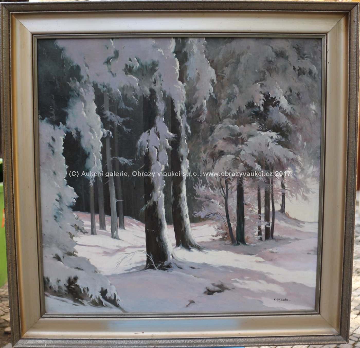 František M. Skula - Zimní les