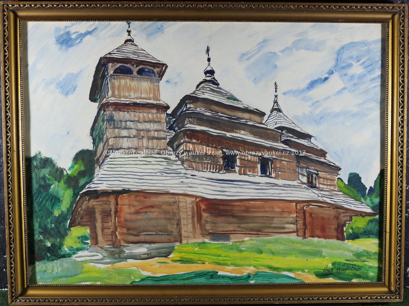 Antonín Hudeček - Dřevěný kostelík