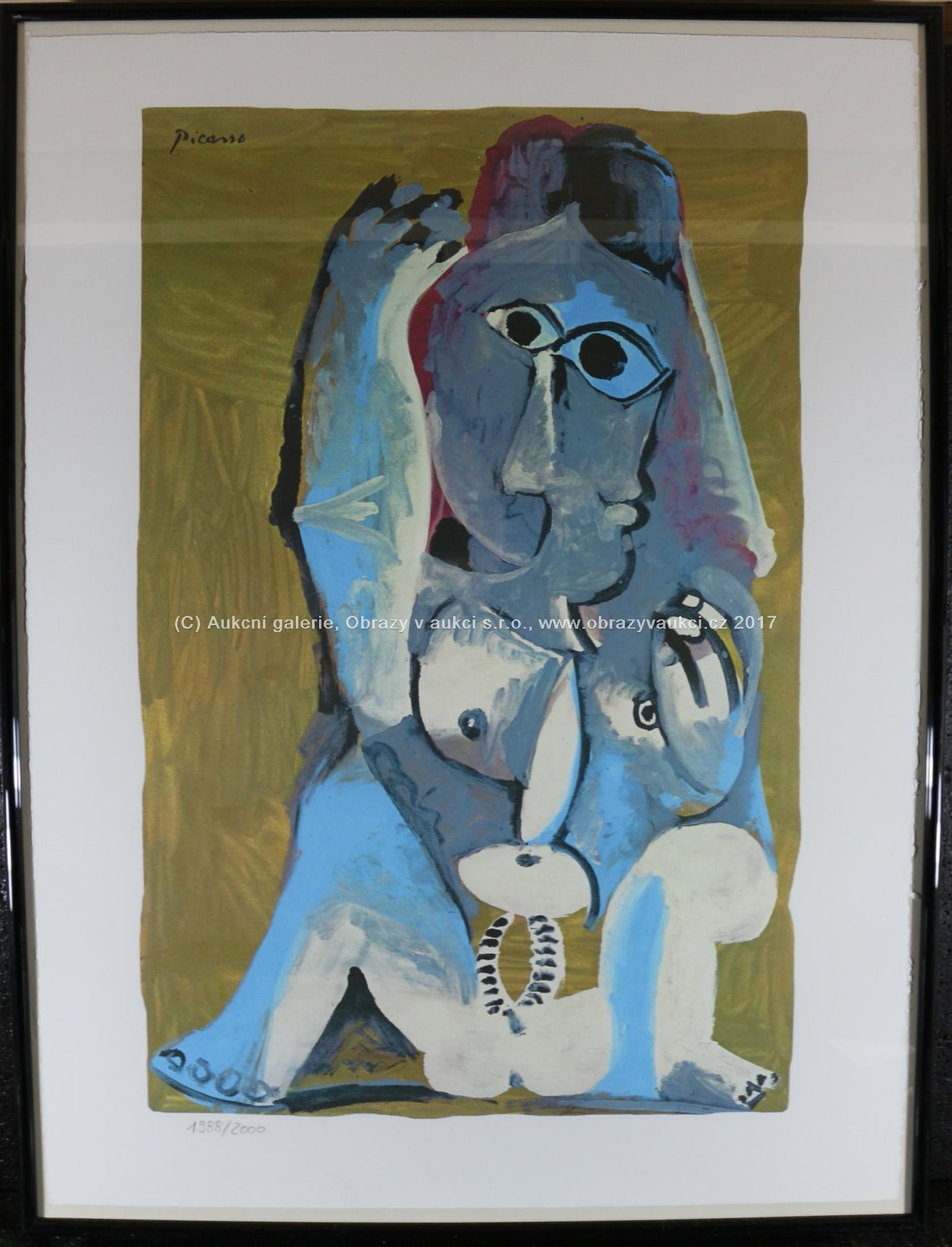 Pablo Picasso - Sedící žena