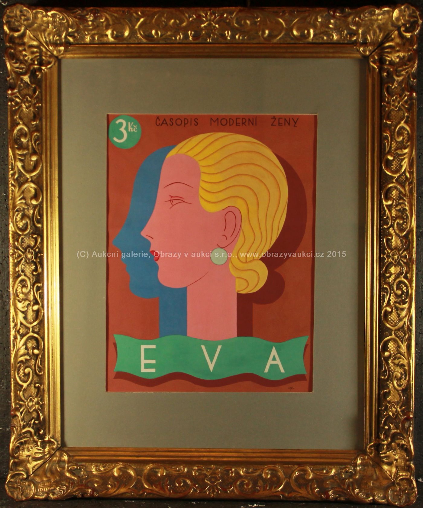 Antonín Pelc - Návrh obálky časopisu Eva