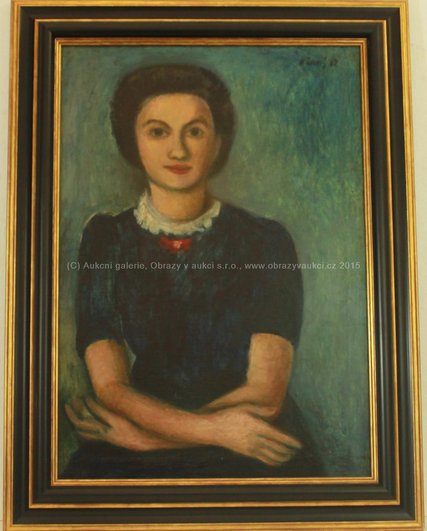 Karel Černý - Portrét paní Wielgusové
