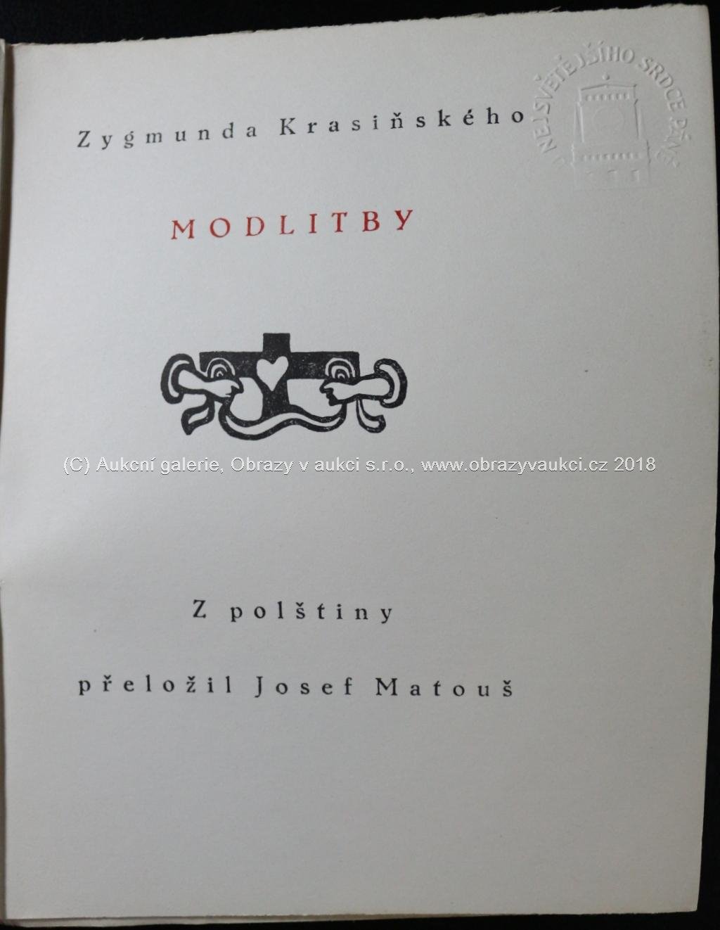 Zygmund Krasiňski - Modlitby