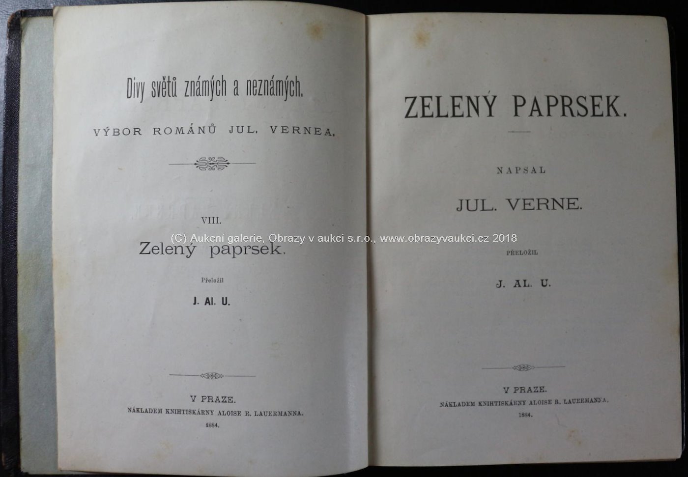 Jules Verne - Zelený paprsek