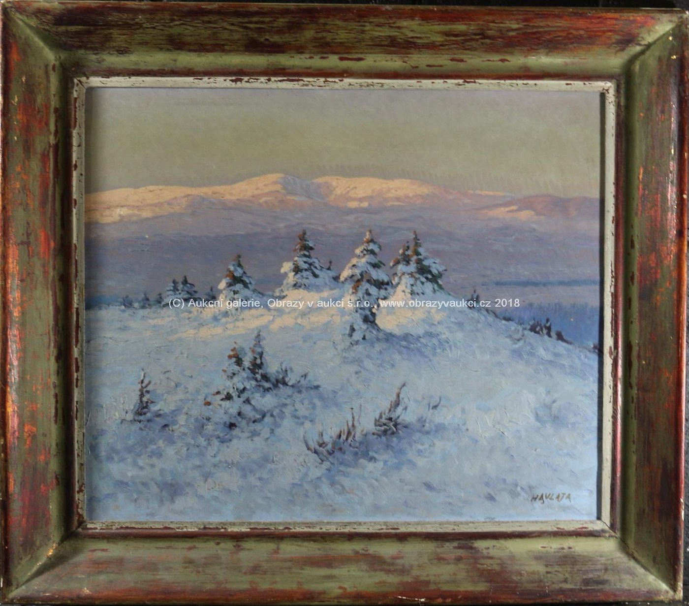Karel Havlata - Zima na horách
