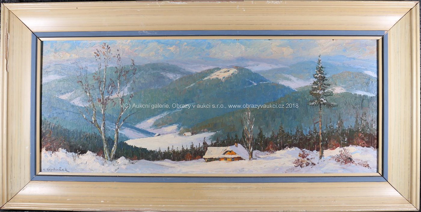 Adolf Hajduček - Zima v horách