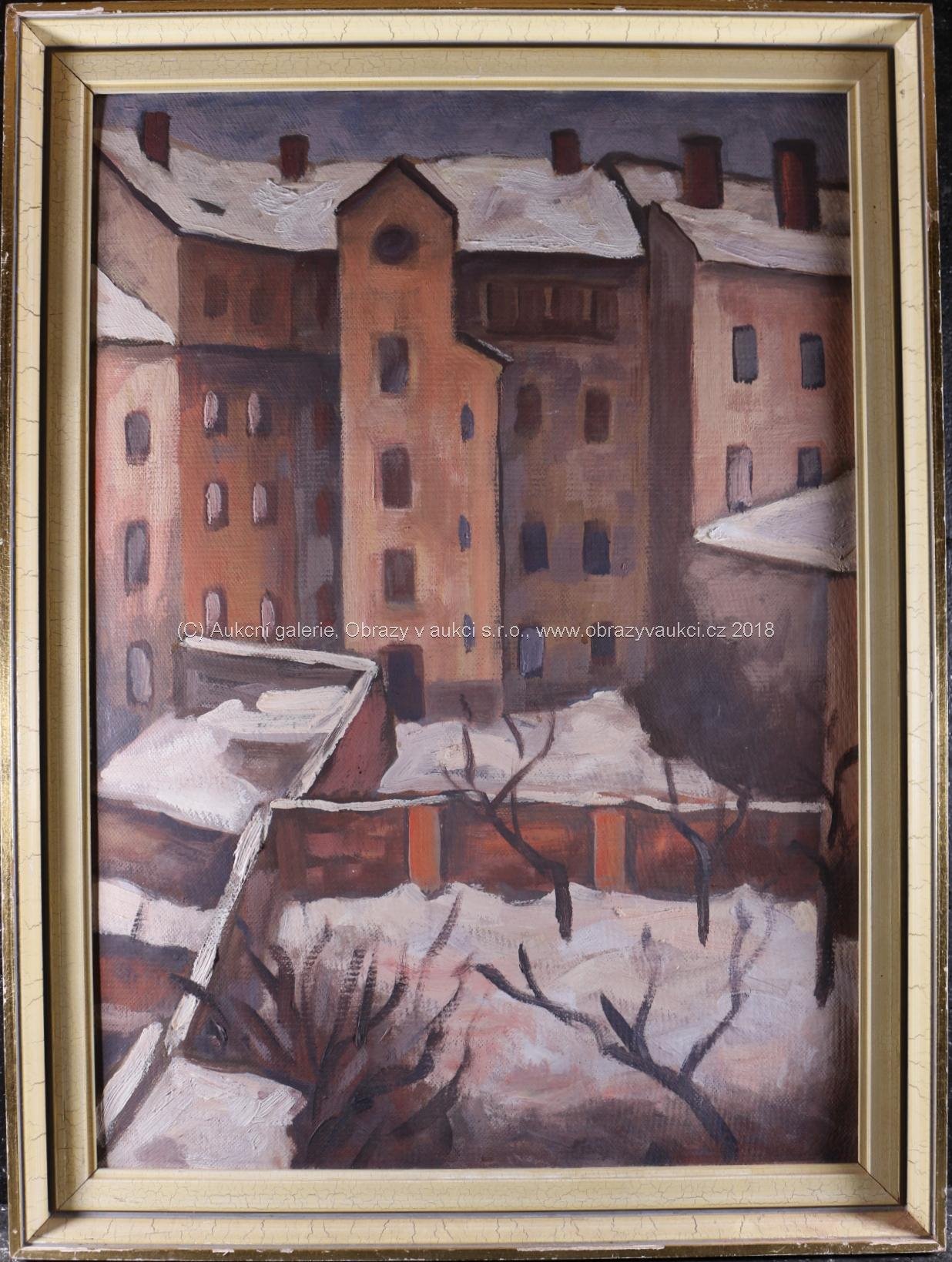 Antonín František Stehlík - Město v zimě
