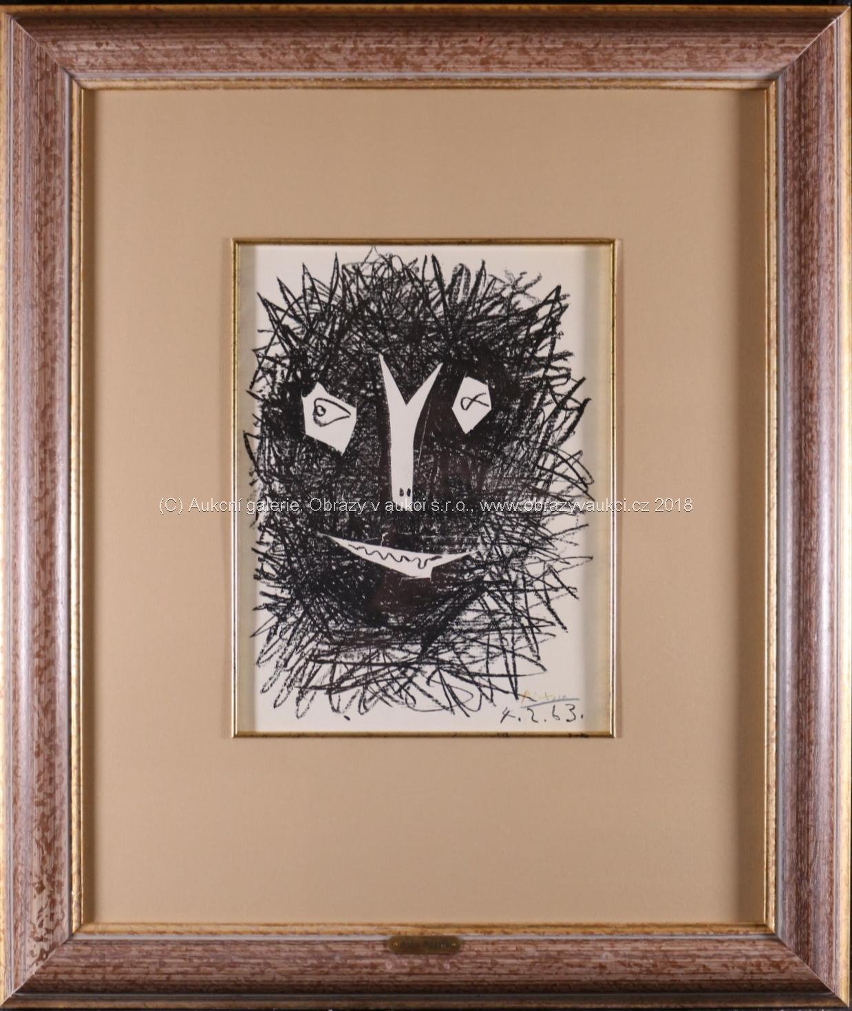 Pablo Picasso - La Masque, opus 388B