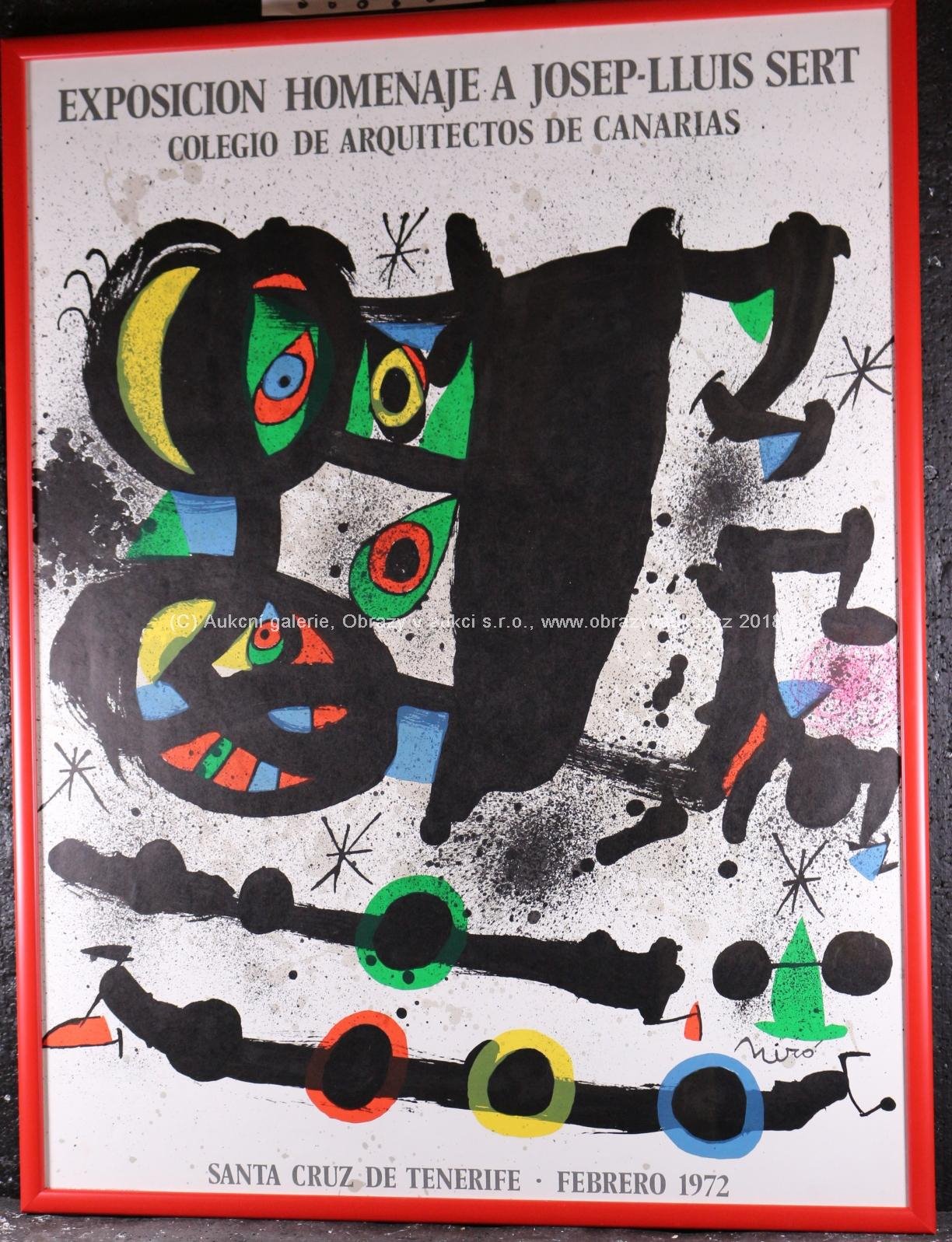 Joan Miró - Exposicion Homenade a Joseph-Louis Sert