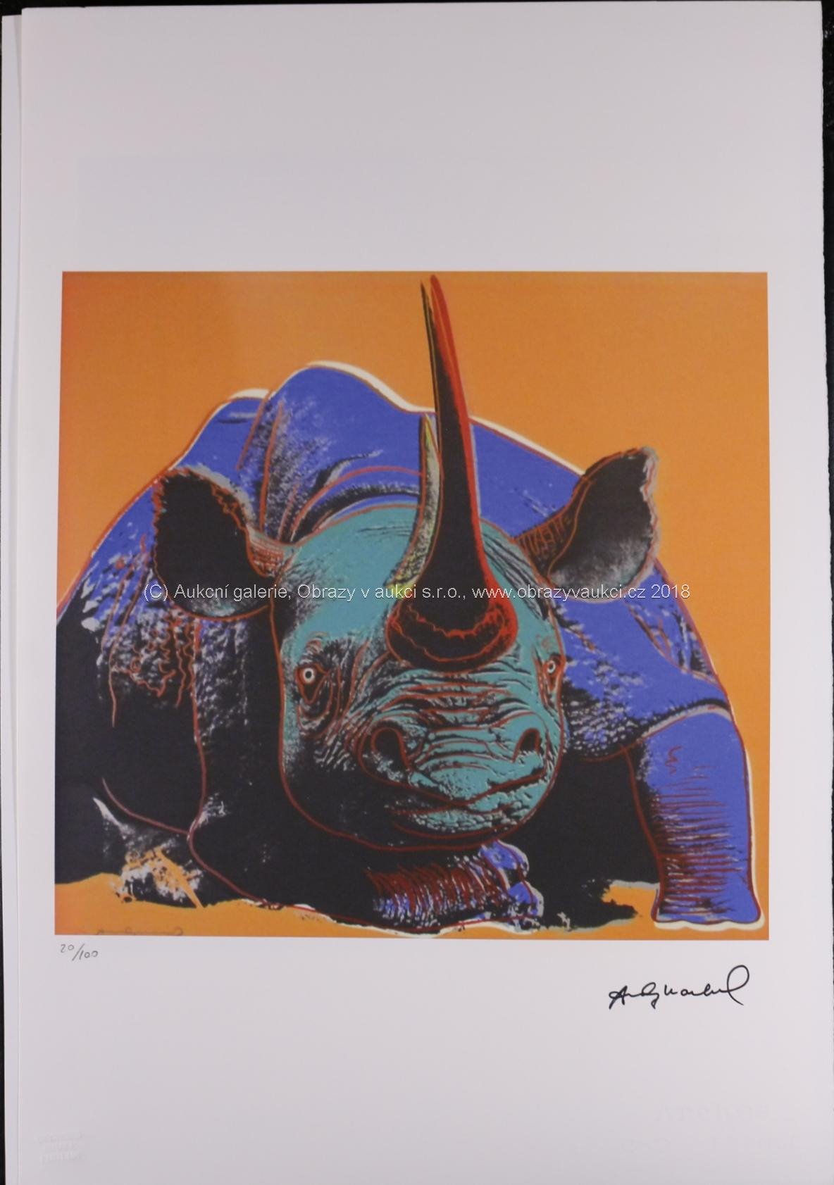 Andy Warhol - Nosorožec