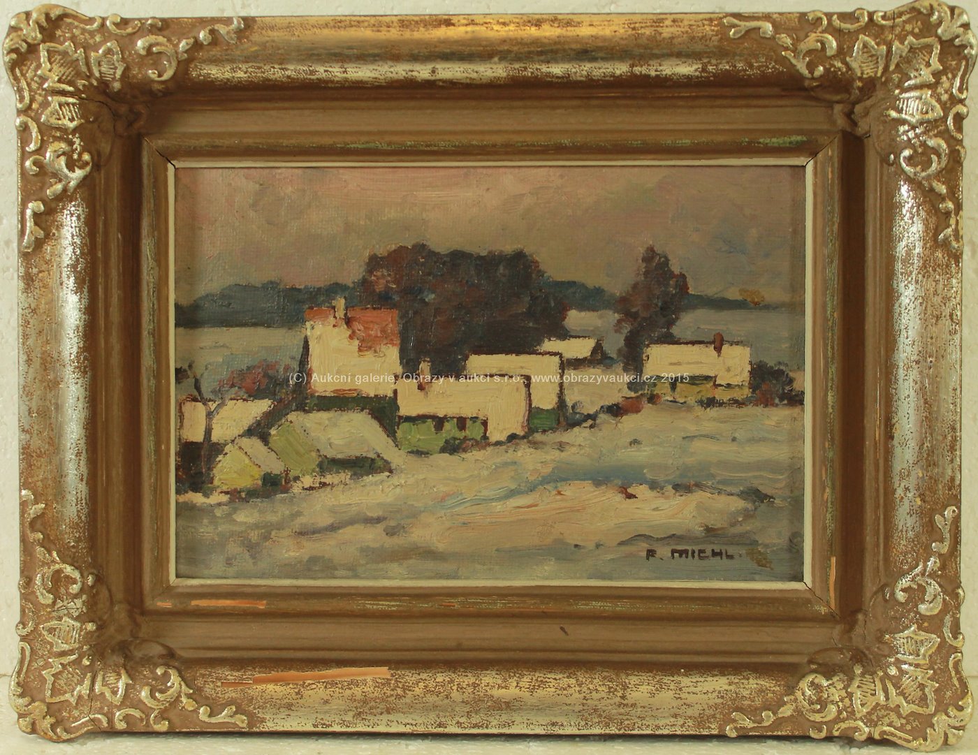 František Michl - Vesnice v zimě