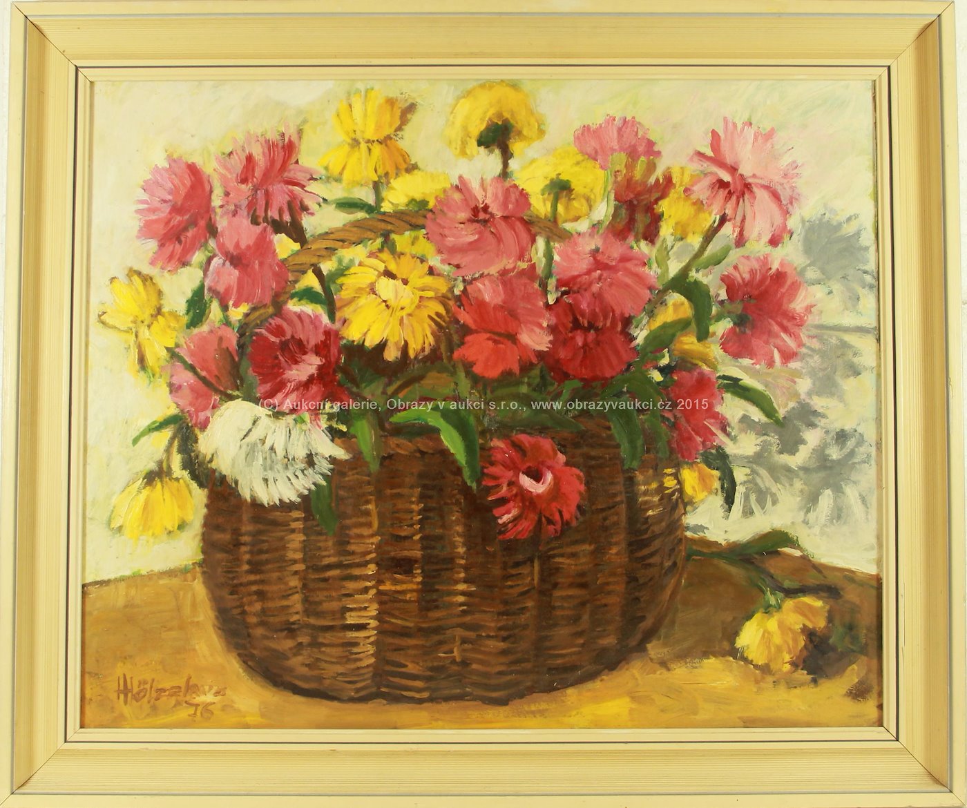 Hana Hölzelová - Květiny v košíku