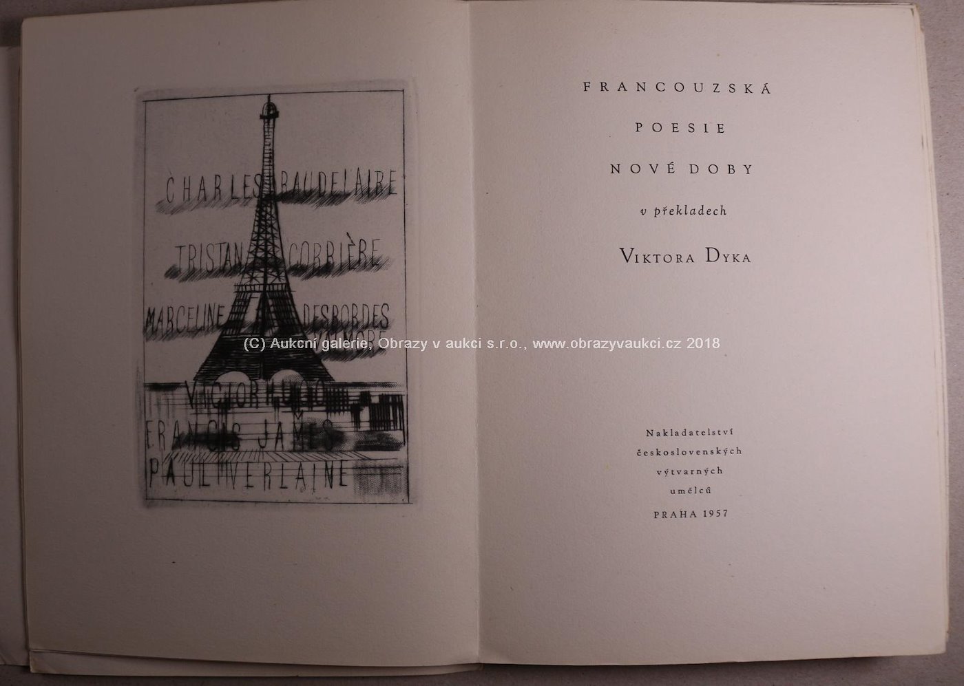 František Tichý - Francouzská poesie nové doby v překladech Viktora Dyka