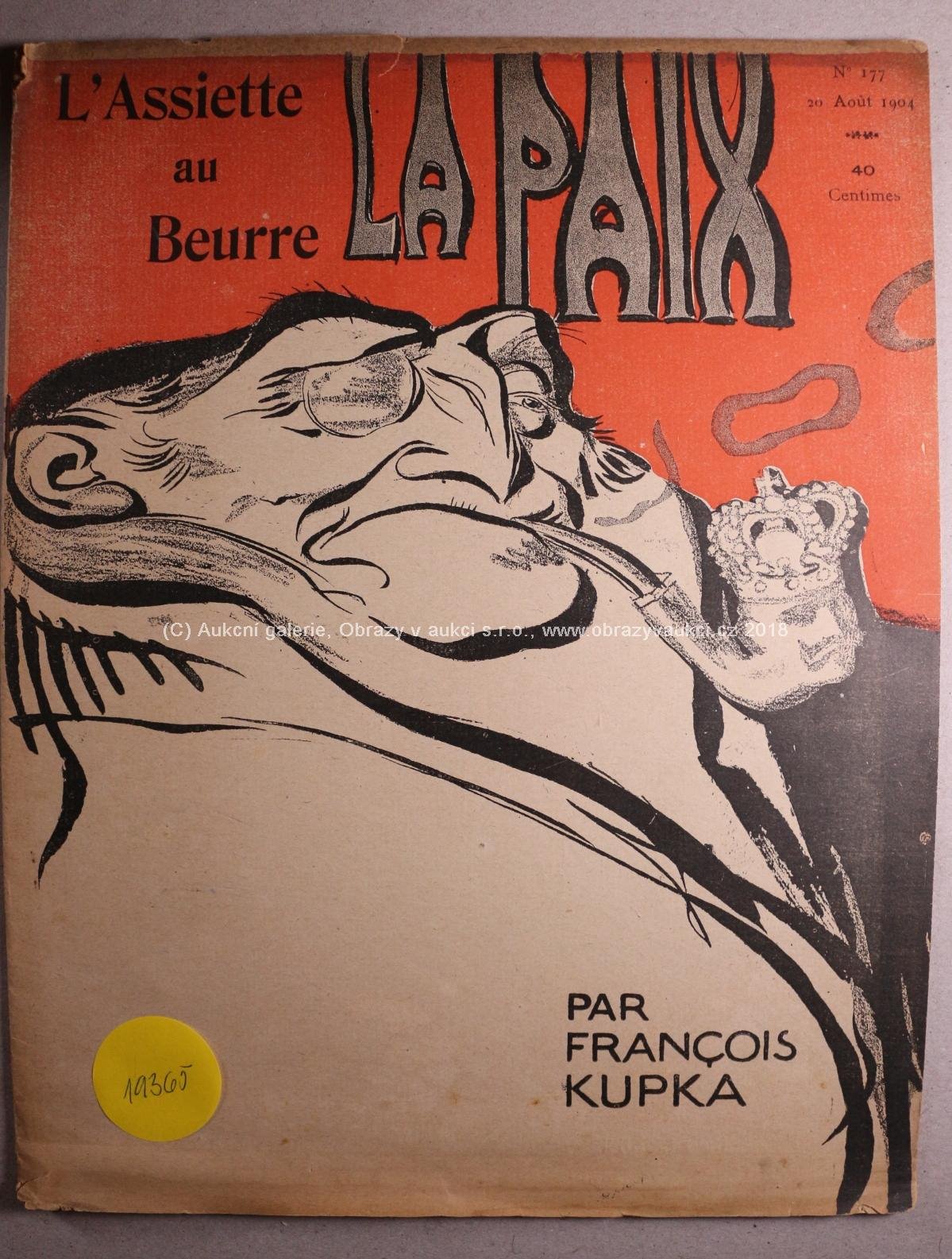 František  Kupka - L'Assiette au Beurre La Paix