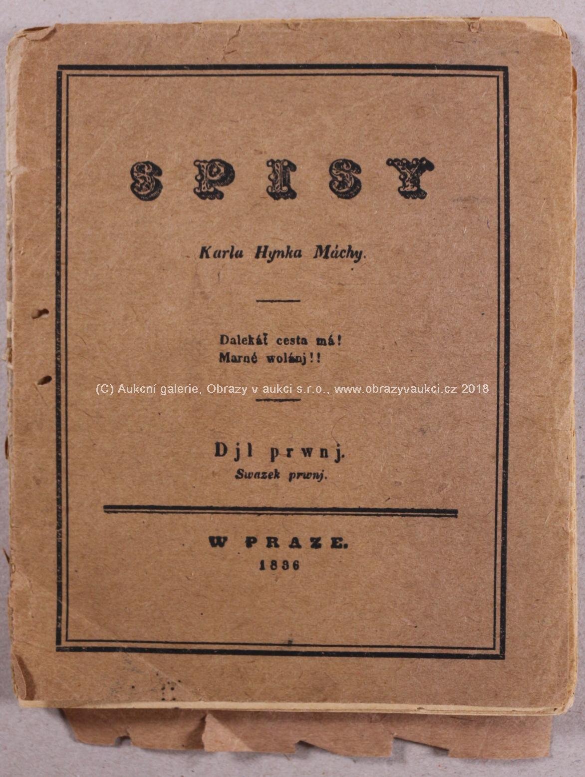 K.H. Mácha - Mág - faksimile 1. vydání z let kolem r. 1900
