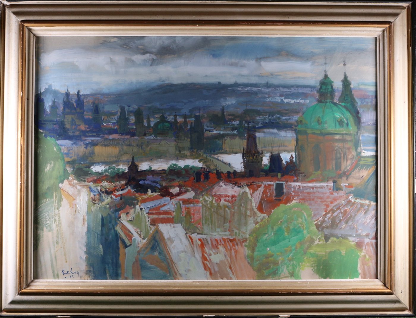 Rudolf Lexa - Praha, zámecké schody