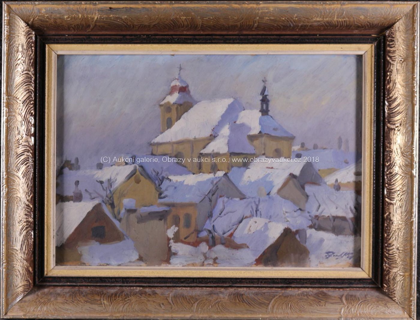 Ludvík Ehrenhaft - Střechy ve sněhu
