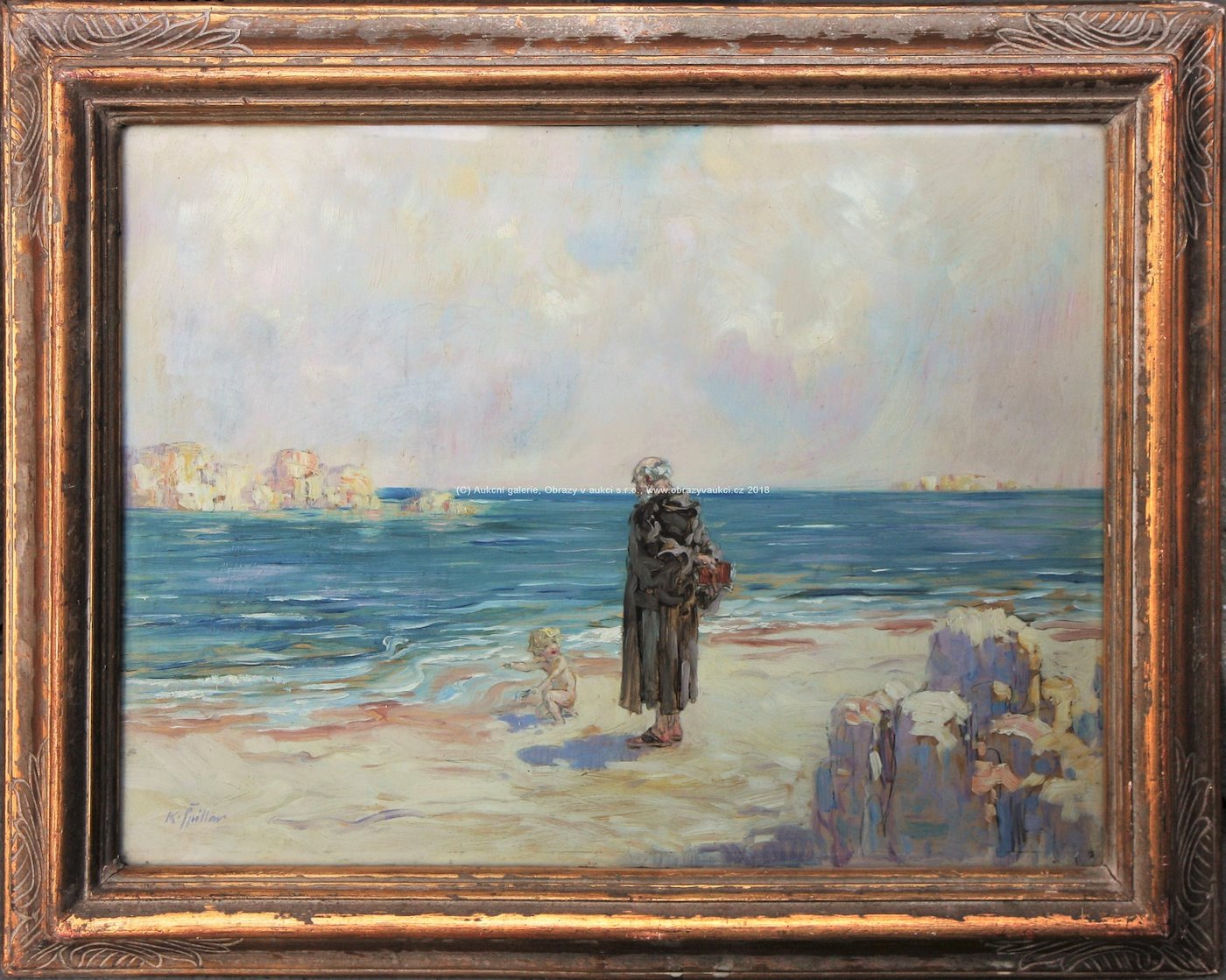 Karel Špillar - Na břehu moře