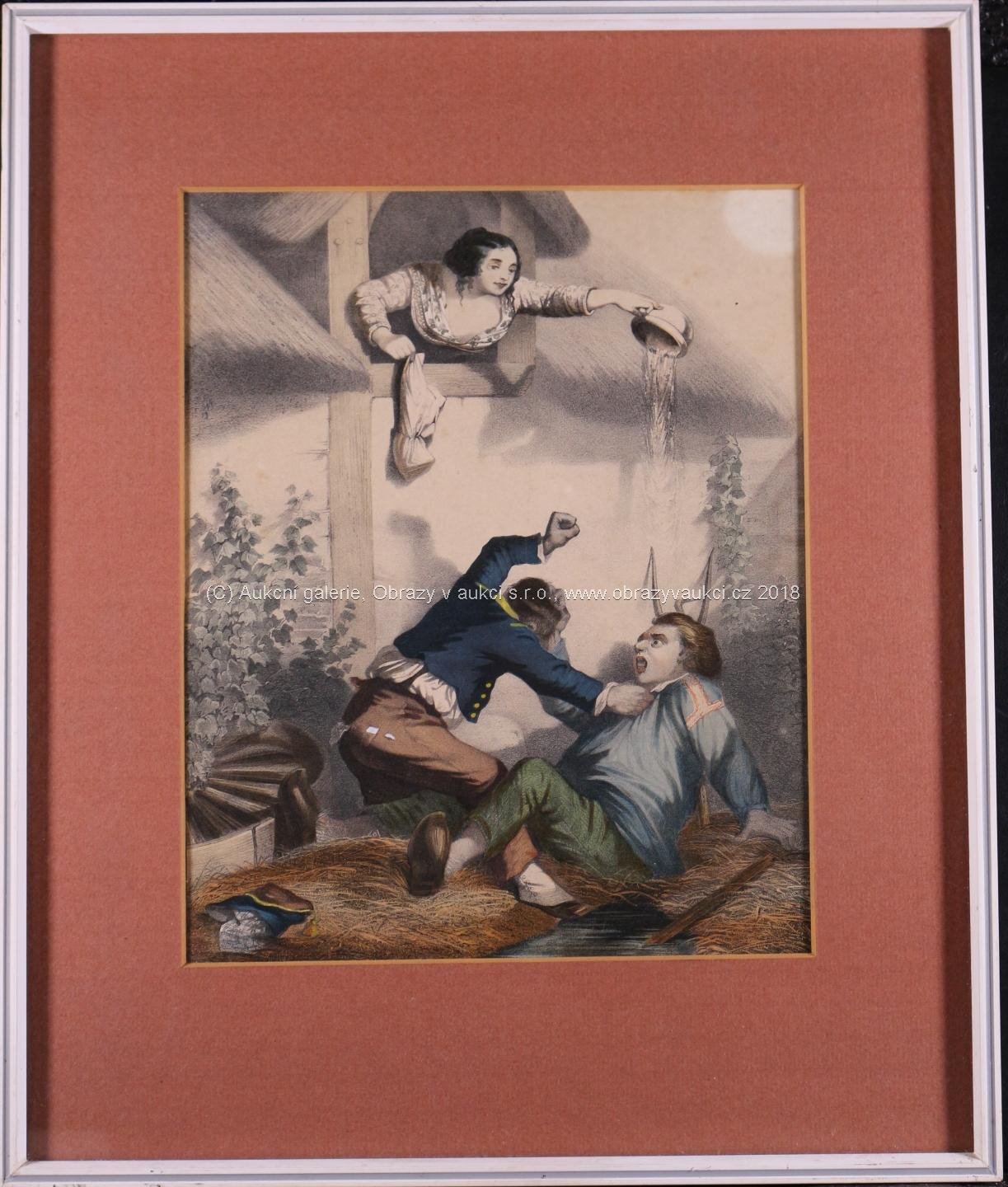 Honoré Daumier - Soubor 2 grafických listů