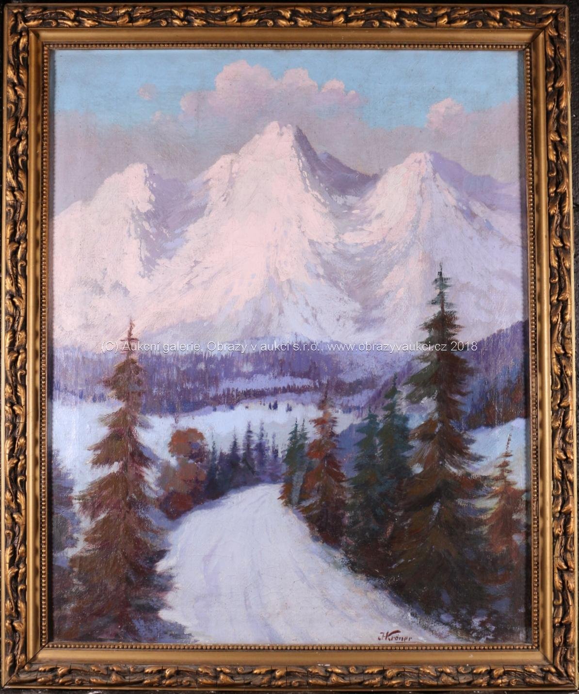 Johann Christian Kröner - Cesta v horách