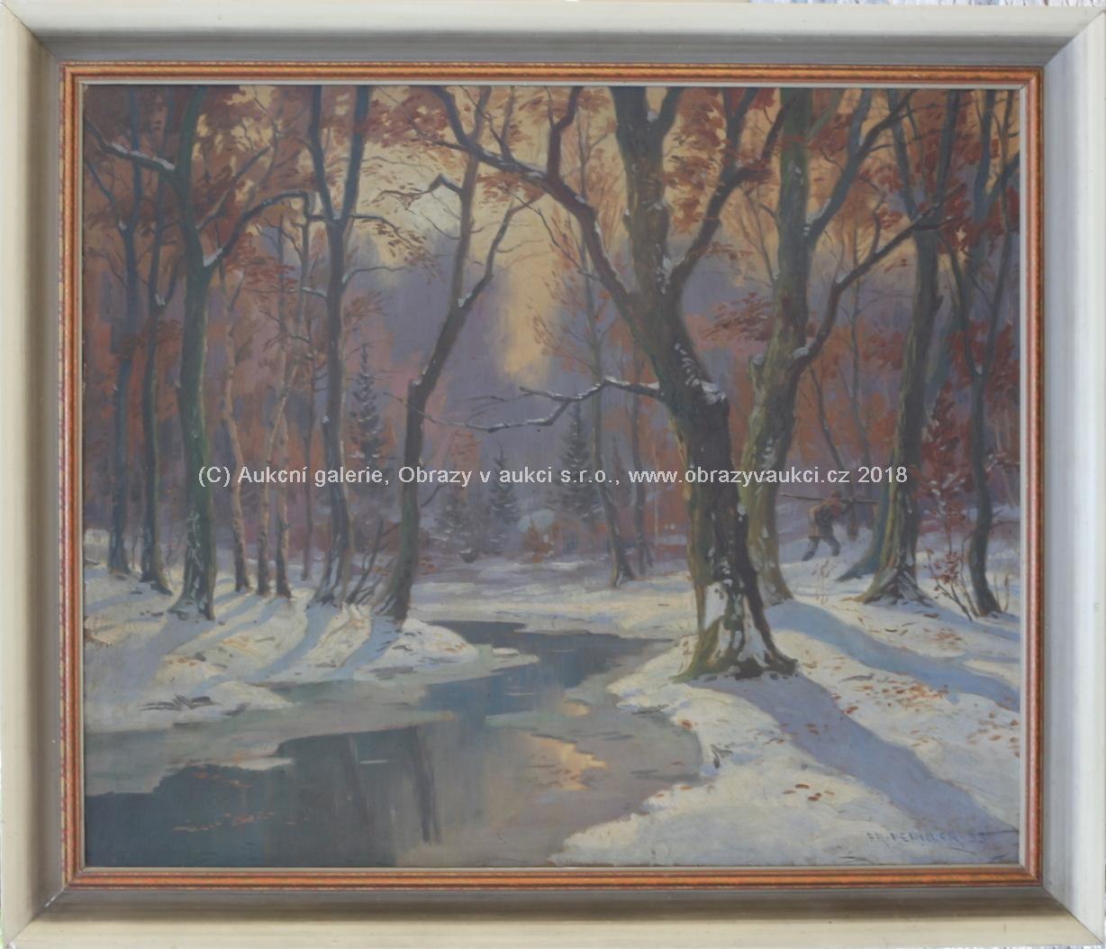 František Pergler - Na dříví v lese