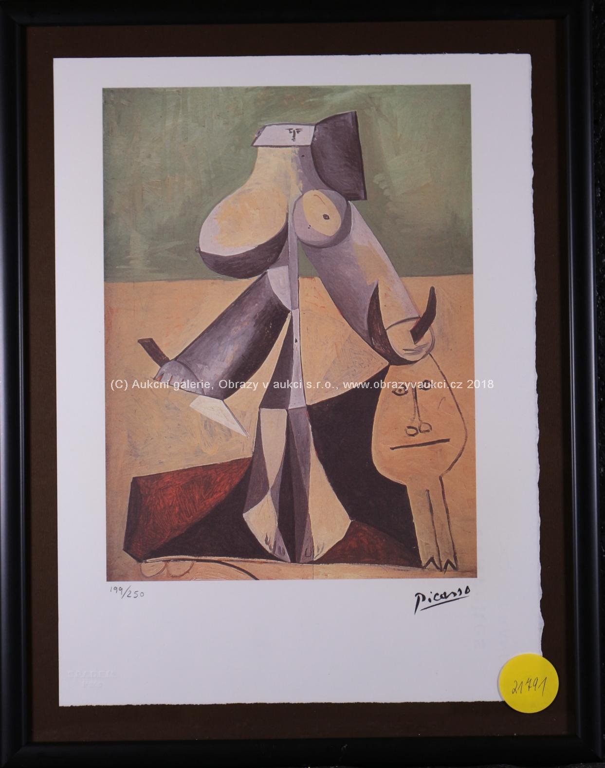 Pablo Picasso - Hlava s rohy