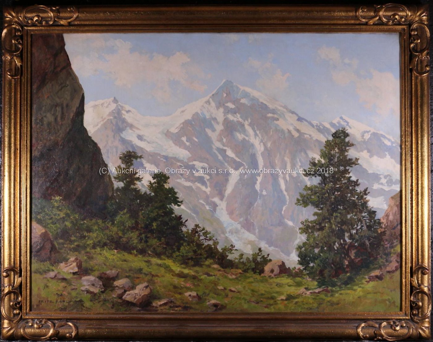 Fritz Paplham - V Alpách