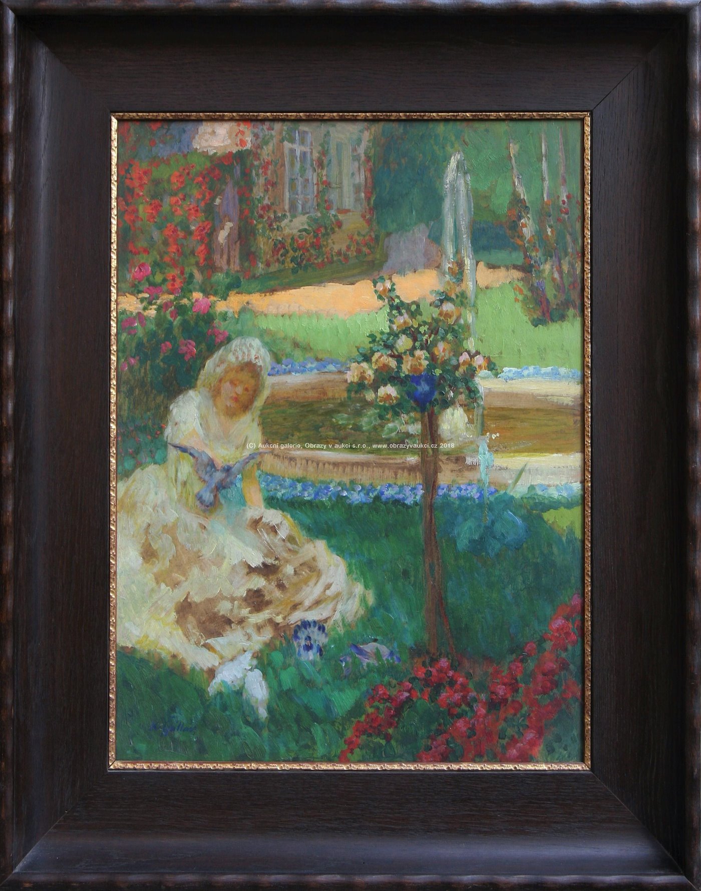 Karel Špillar - Dívka v zahradě
