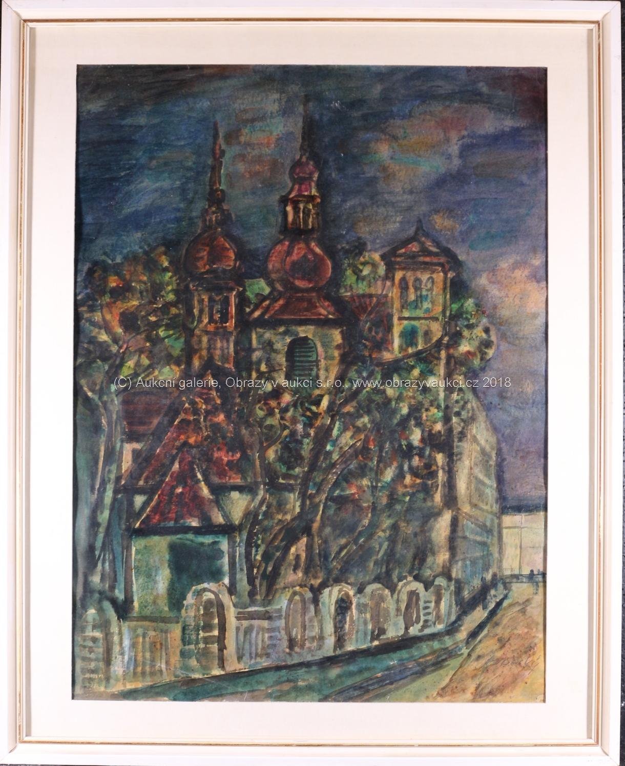 František Vobecký - Praha, kostel sv. Trojice v Podskalí