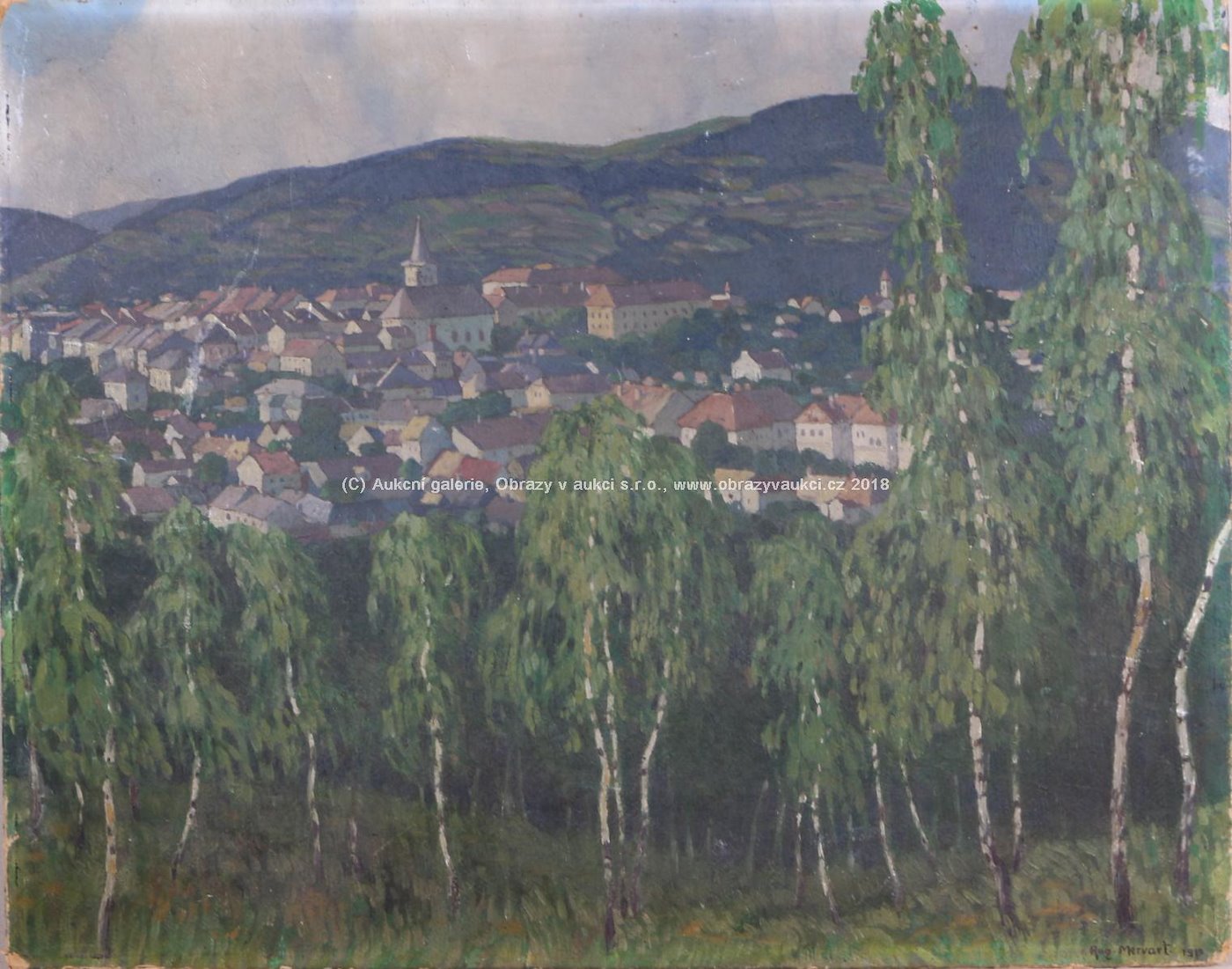 Augustin Mervart - Městečko v údolí