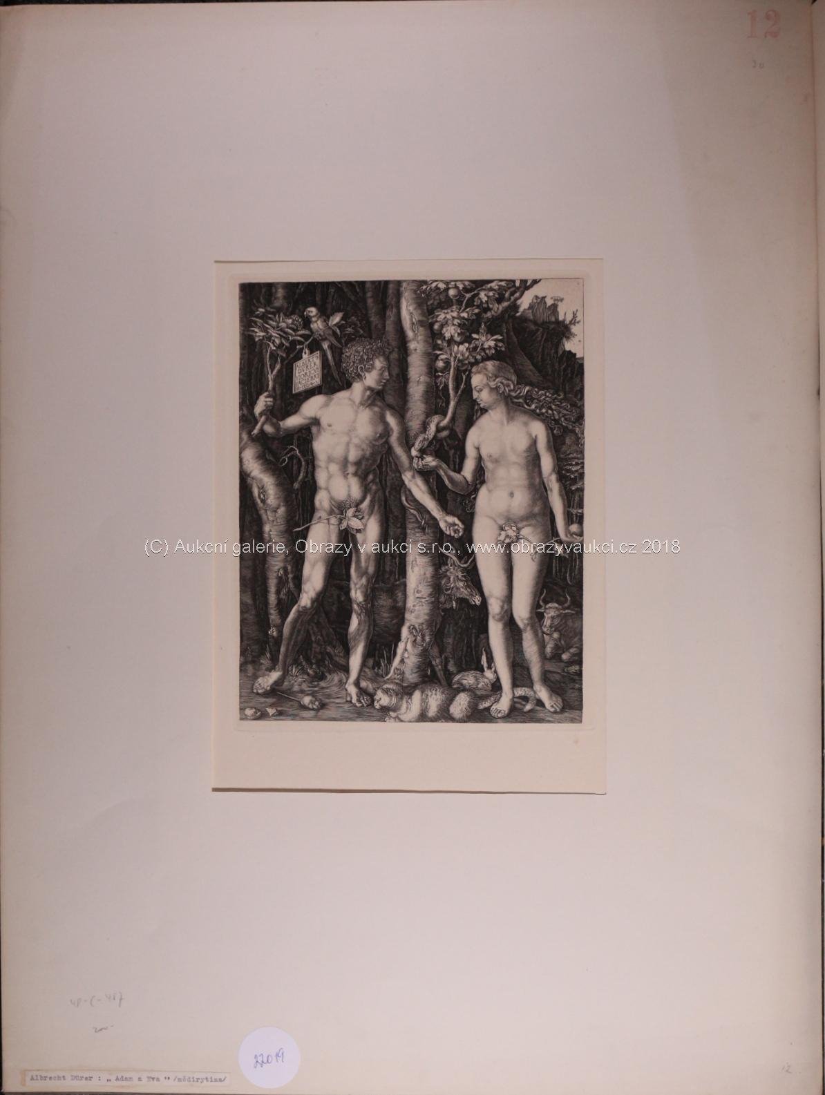 Albrecht Dürer - Adam a Eva