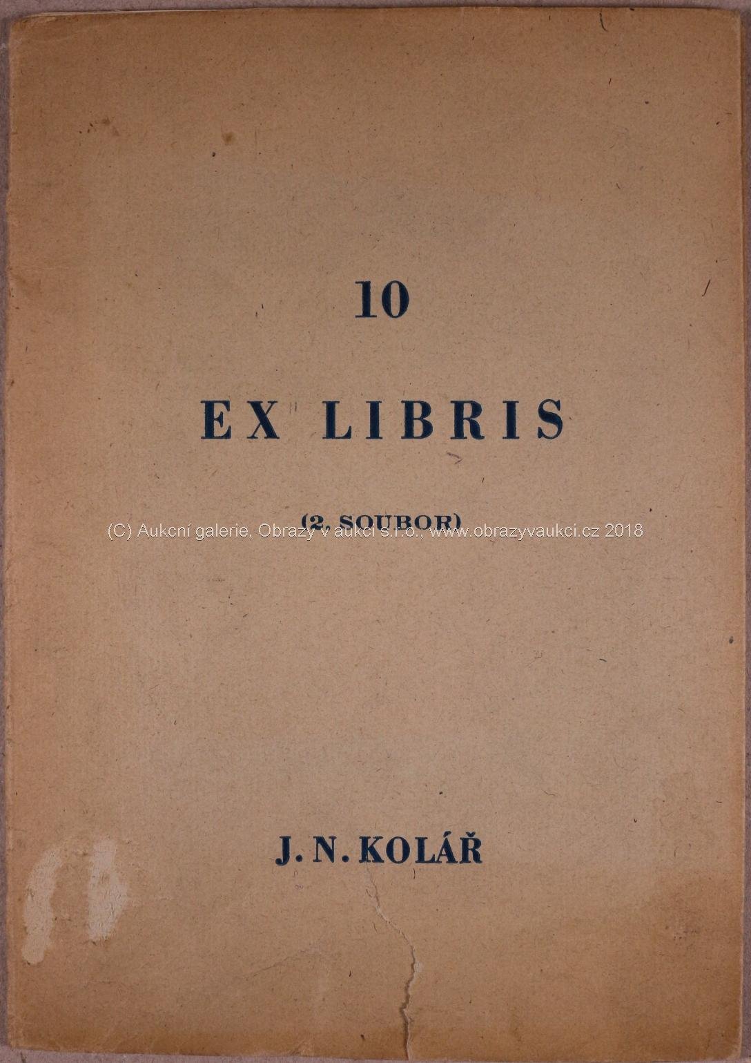 J.N. Kolář - Deset ex libris J.N. Koláře