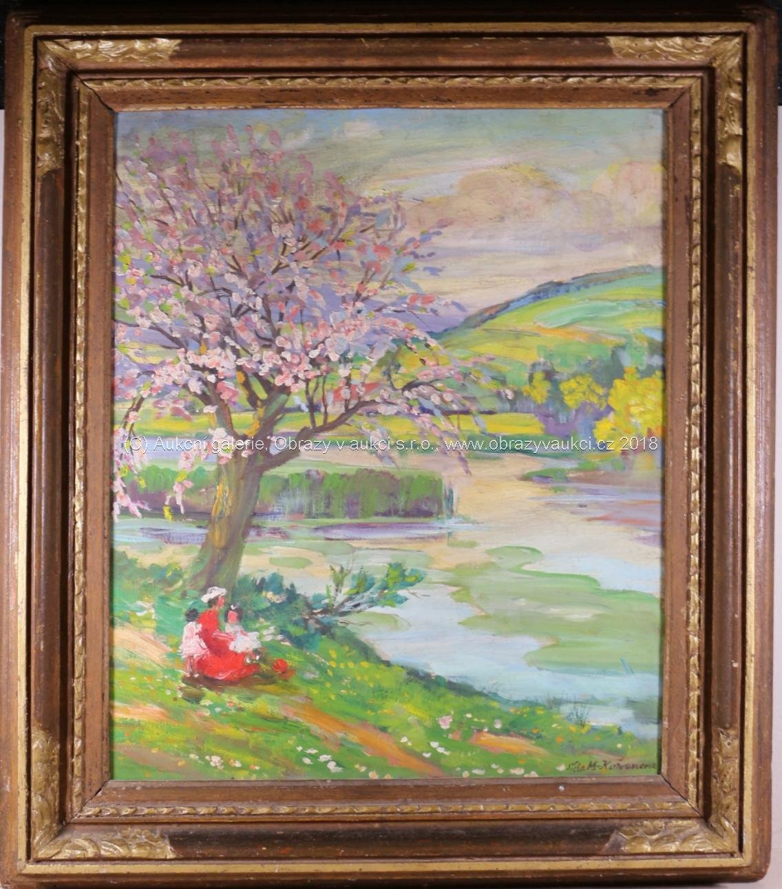 Sidonie Matoušková-Košvancová - Pod rozkvetlým stromem