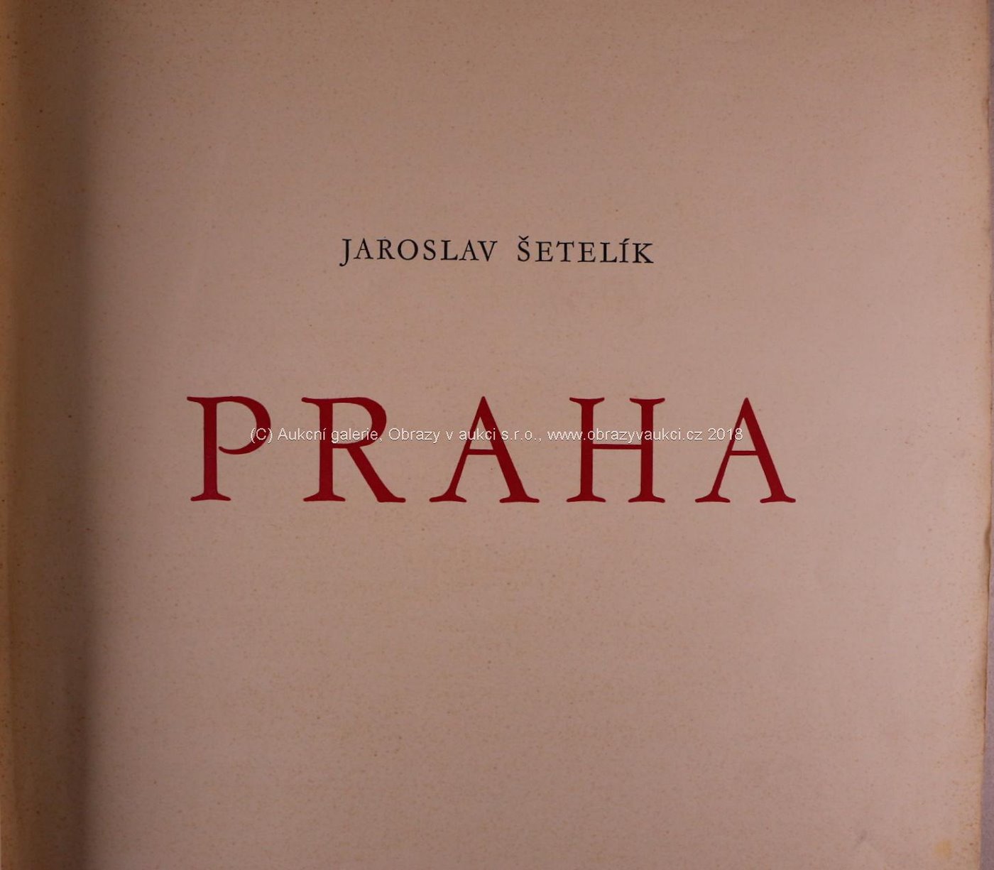 Jaroslav Šetelík, text Dr. Harlas - Praha