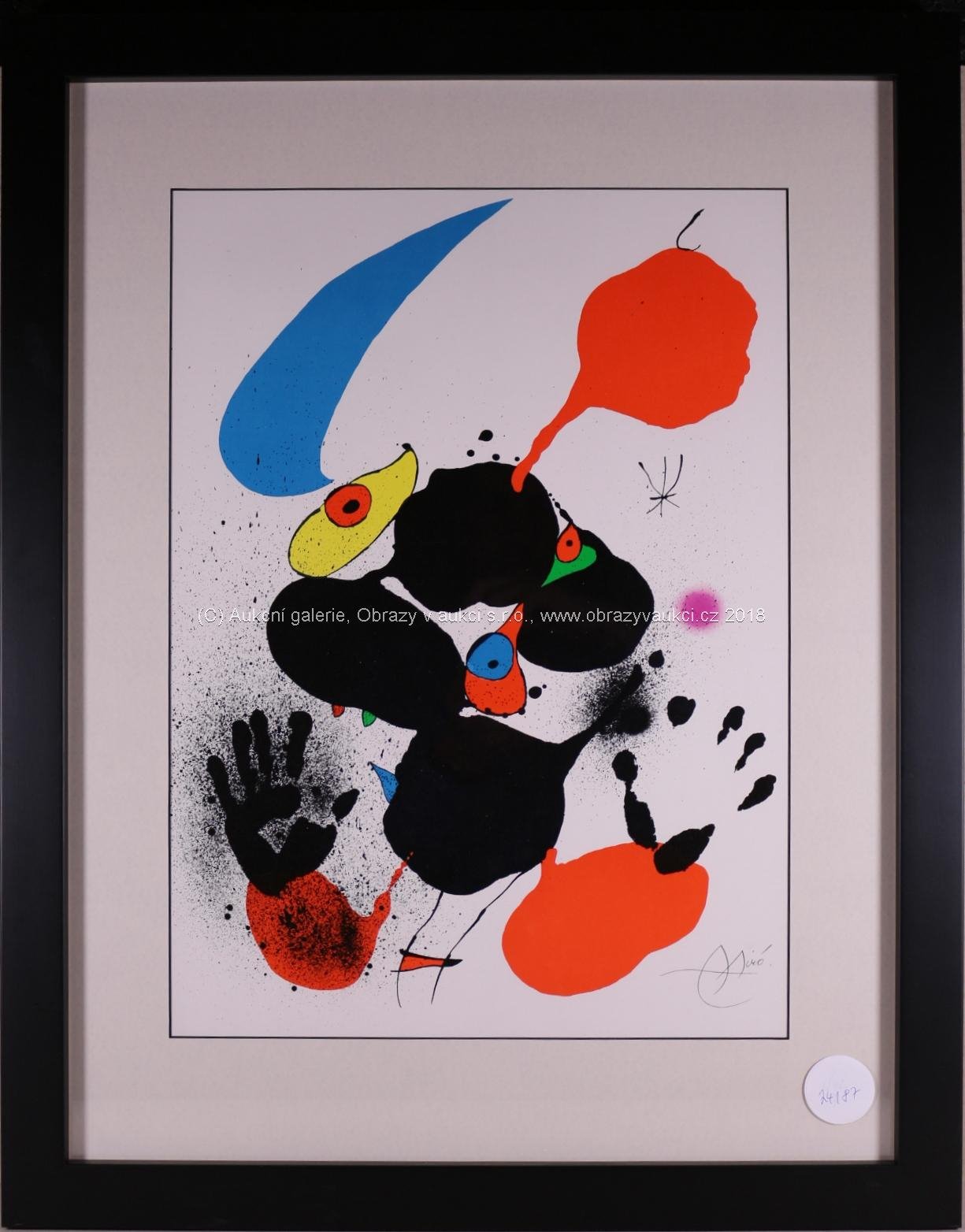 Joan Miró - Abstraktní kompozice