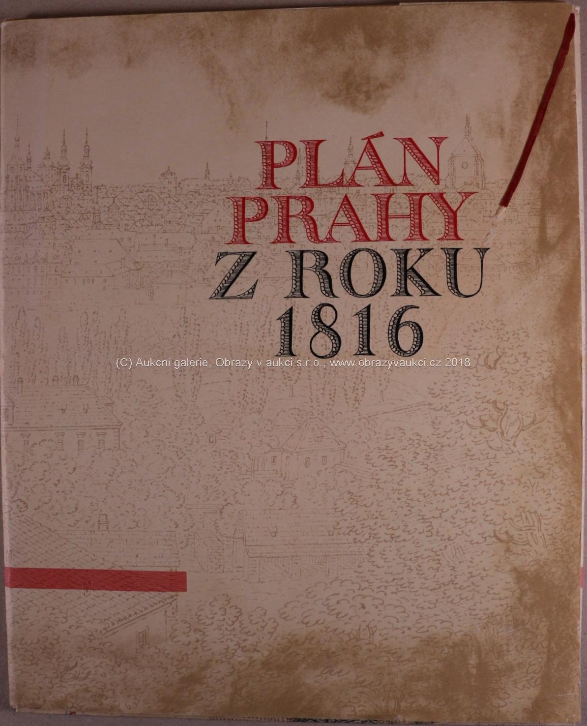 . - Plán Prahy z r. 1816
