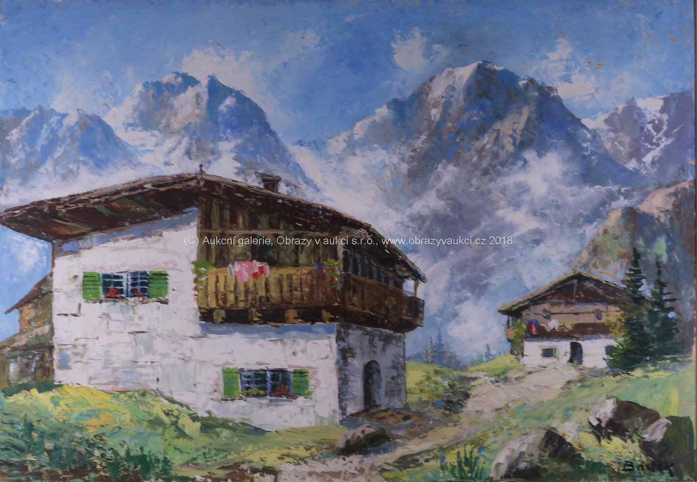 Julius Bartek - Stavení v horách