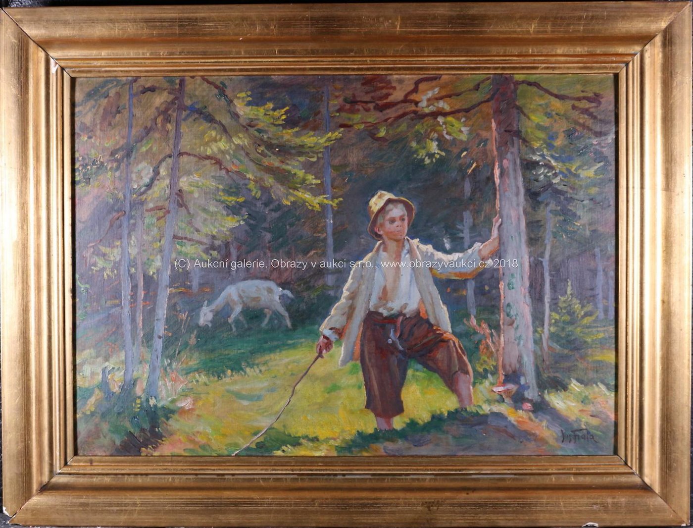 Josef Fiala - Pasáček v lese