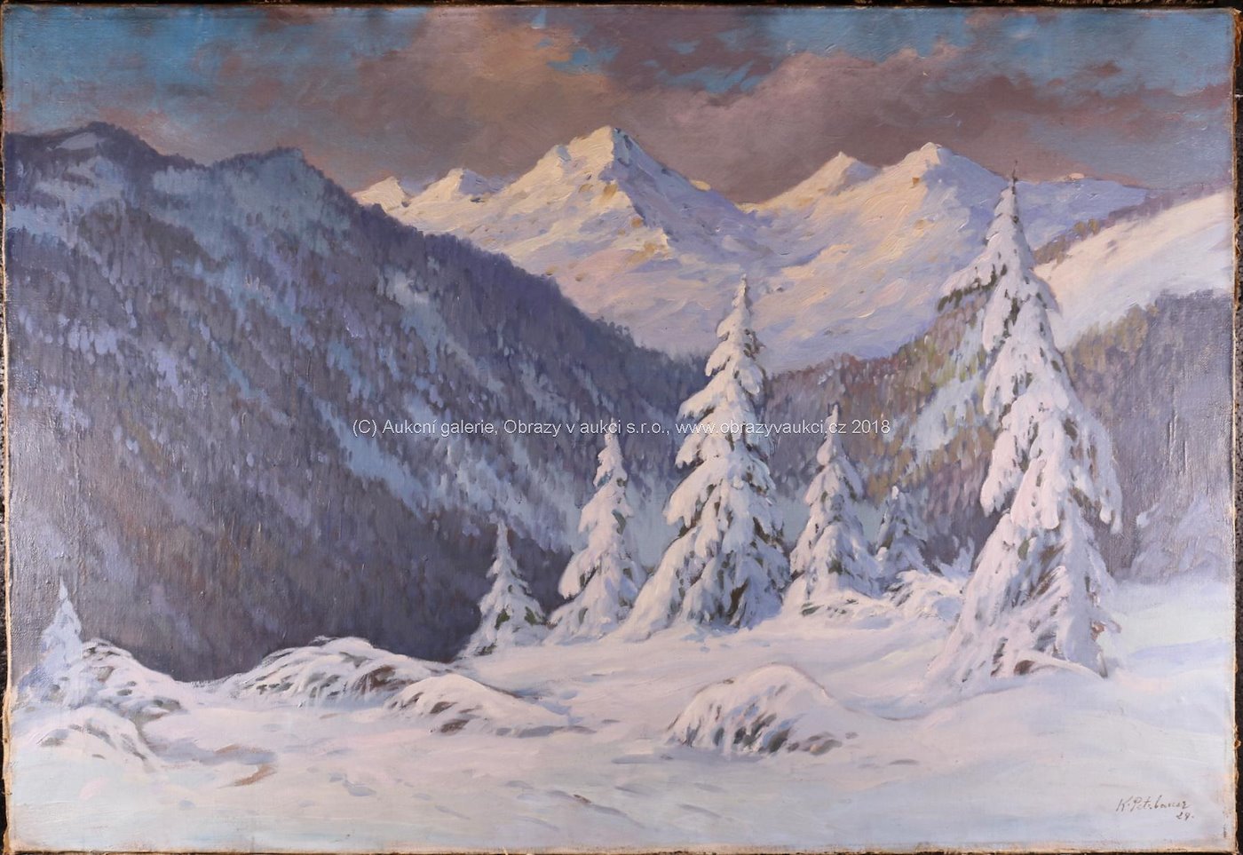 K. Petrbauer - Zima v horách