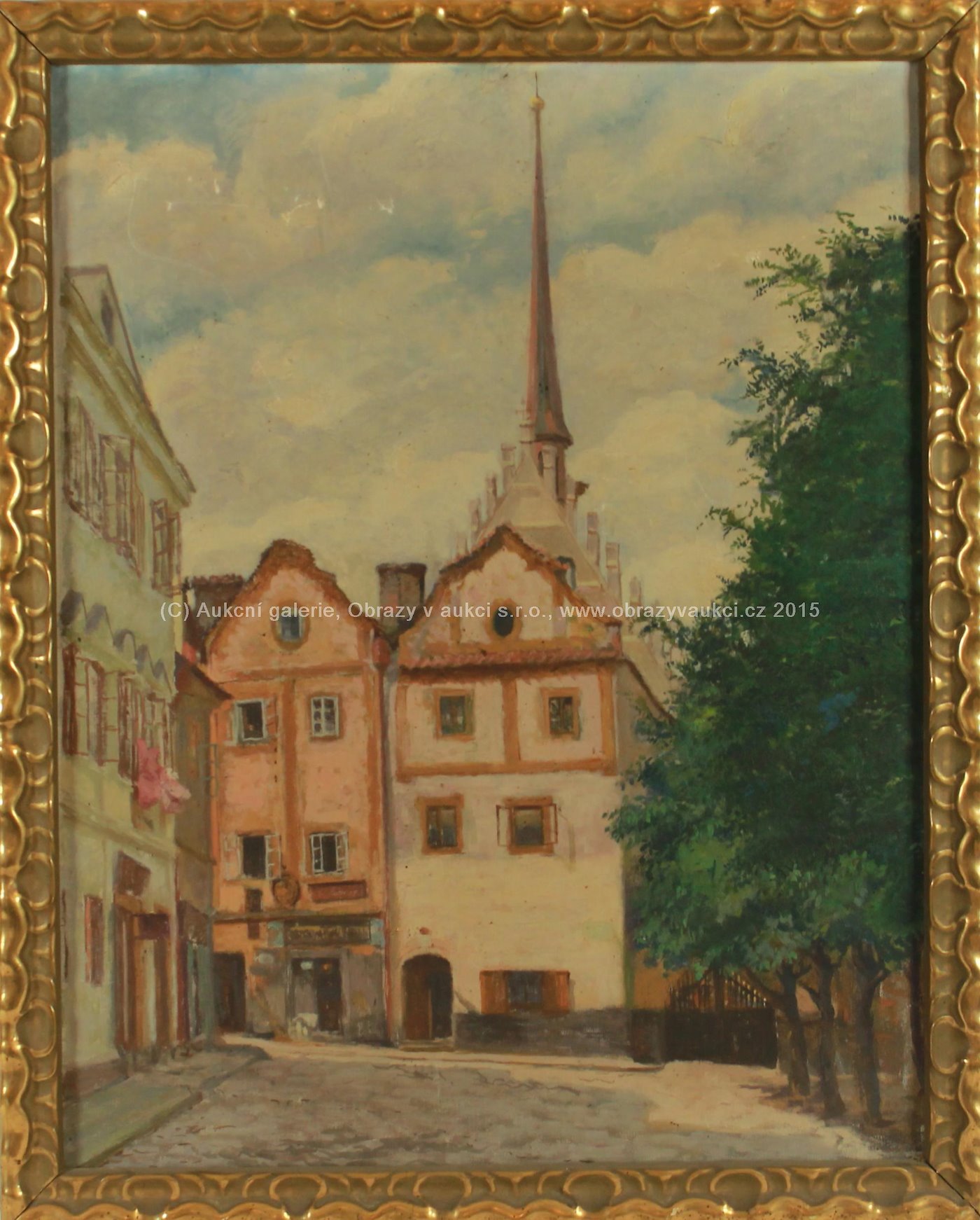 středoevropský malíř po roce 1900 - Náměstíčko