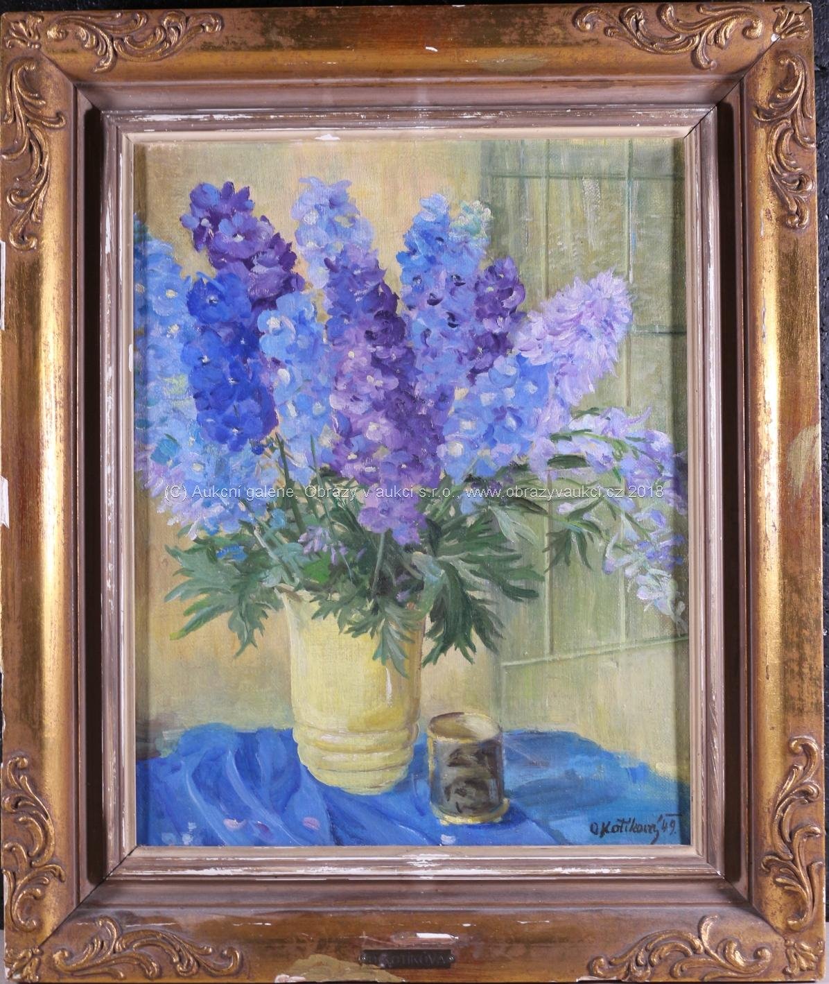 Olga Kotíková - Kytice modrých květů