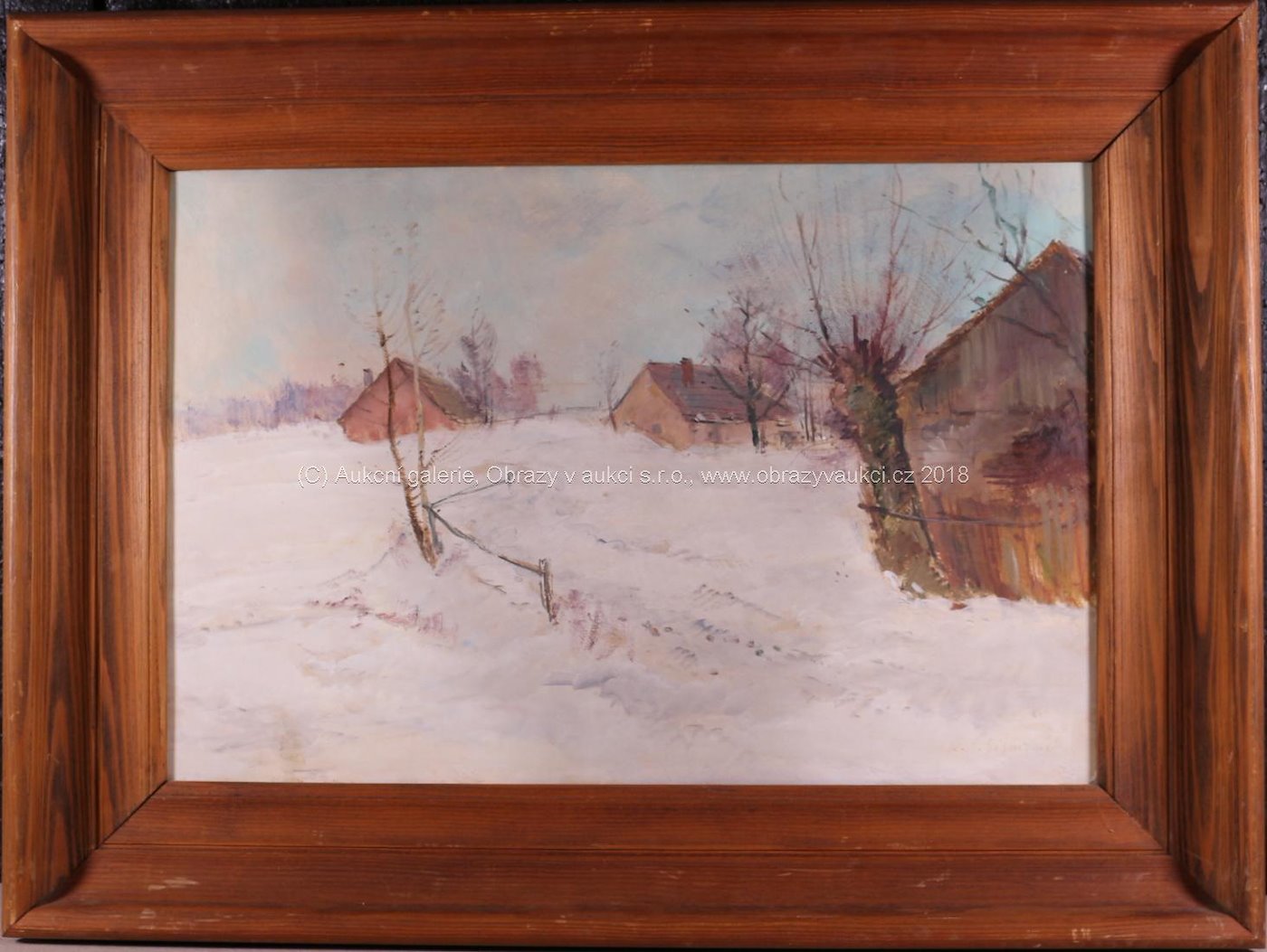 Karel Jan Sigmund - Chalupy v zimě