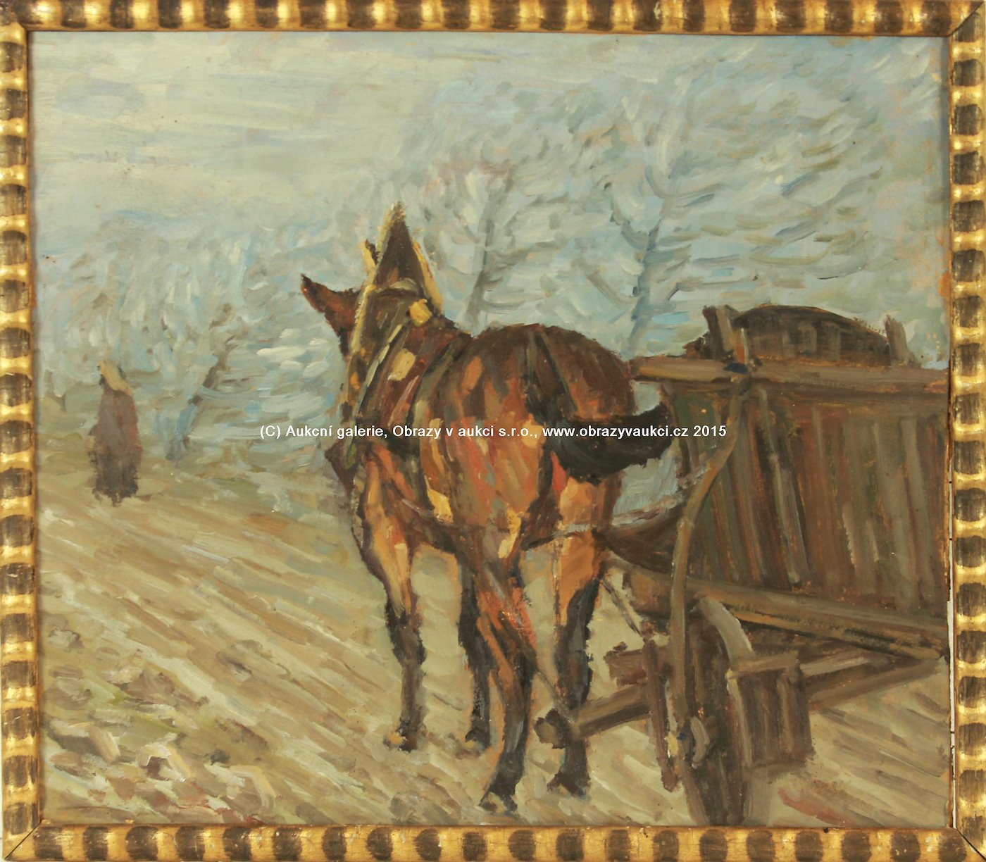 Václav Kozák - Povoz s koněm