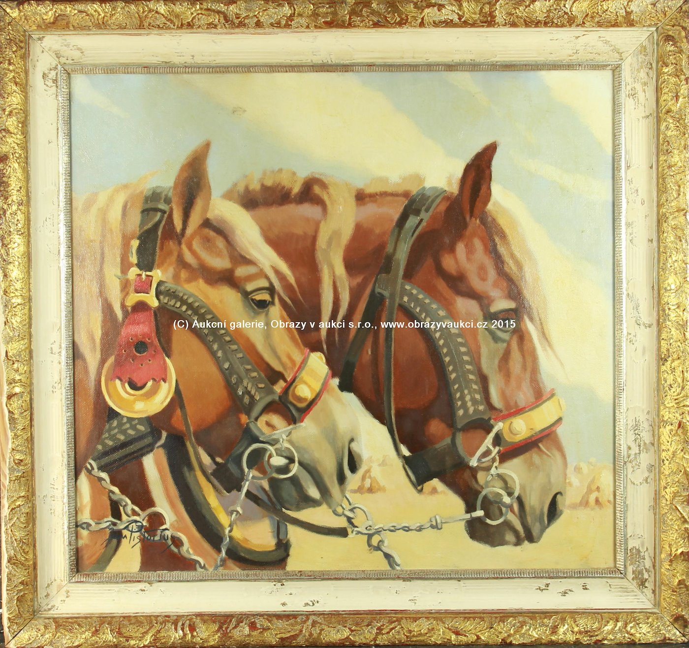Vilém  Pistorius - Dva koně