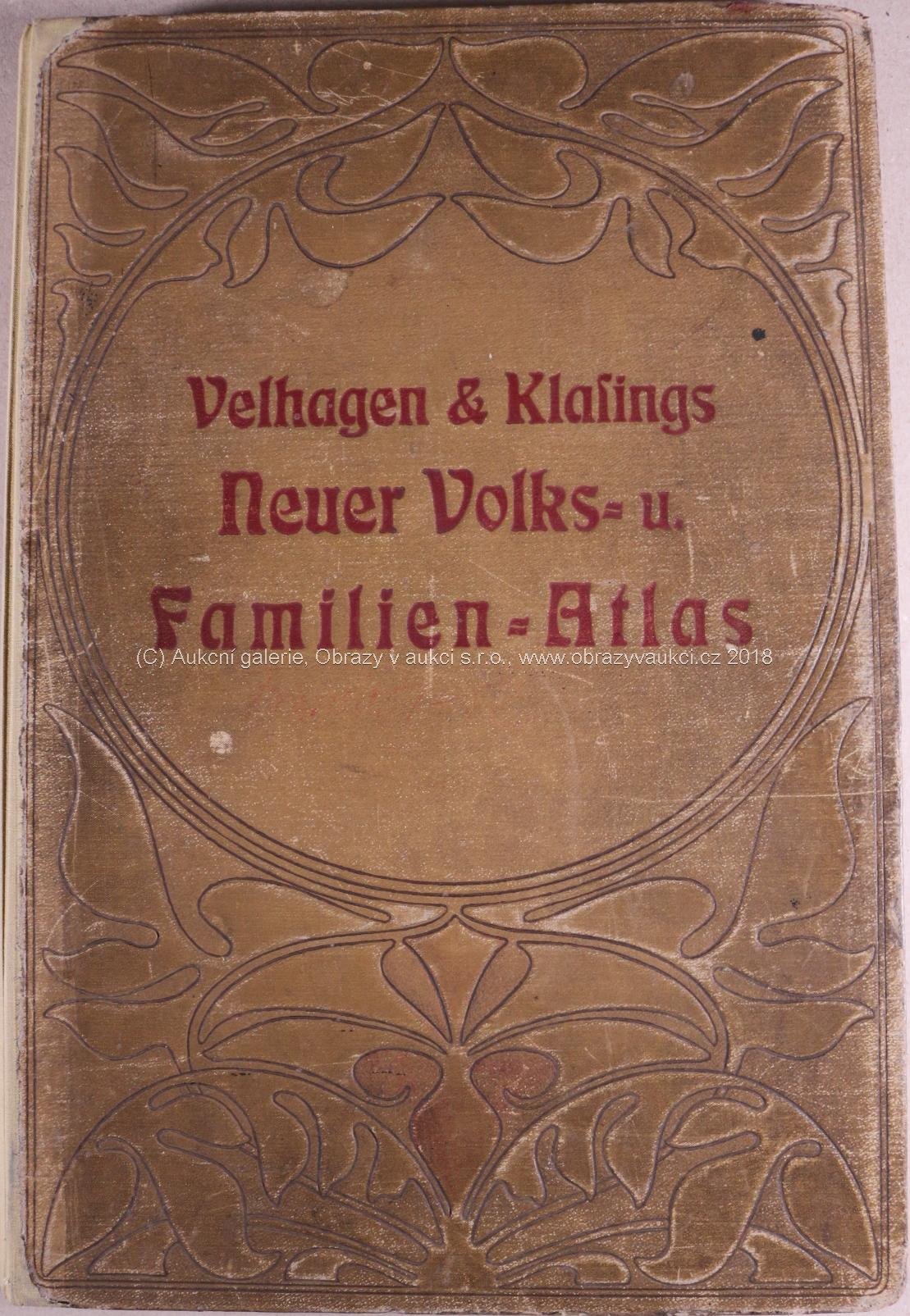 . - Velhagen et Klafings Neuer Volks und Familien Atlas
