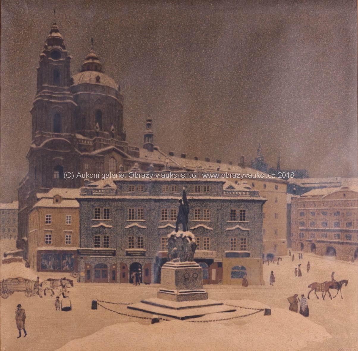 Karel Kostial - Malostranské náměstí