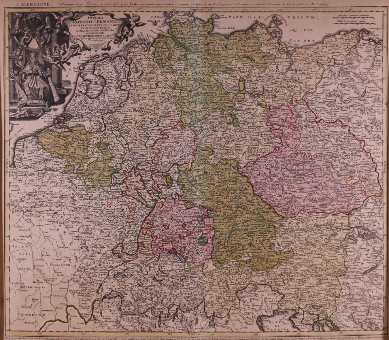 . - Mapa Římsko-německé říše