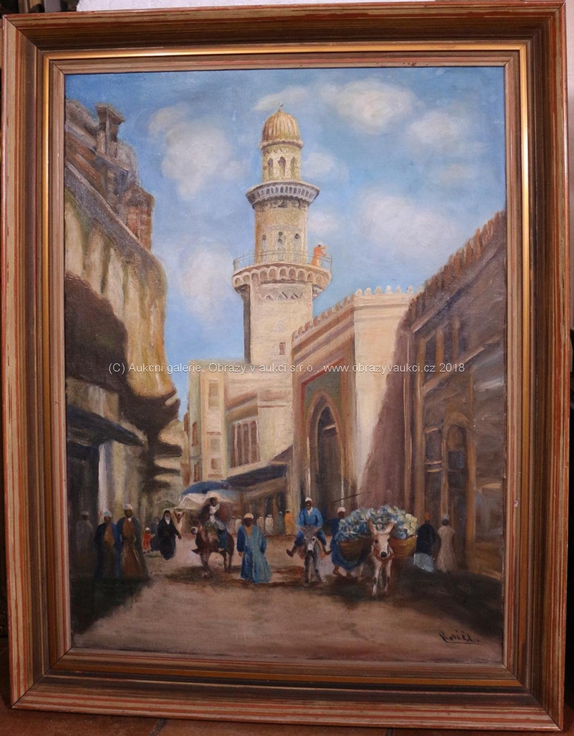 L. Kováč - Ulice s minaretem